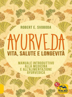cover image of Ayurveda Vita, Salute e Longevità
